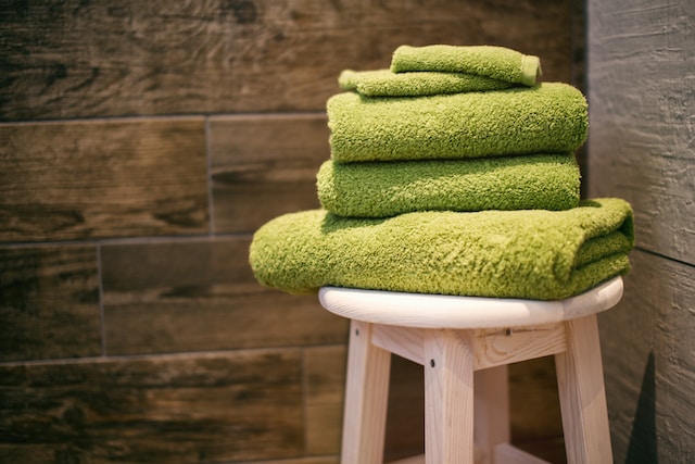 zelené ručníky